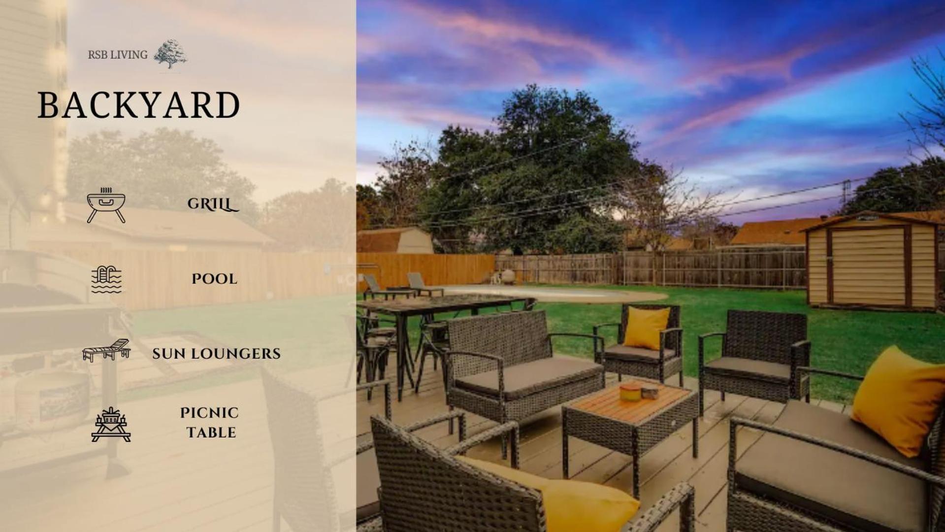Upscale 3Br 2Ba Cozy Holiday Home With Pool & Grill North Richland Hills Dış mekan fotoğraf